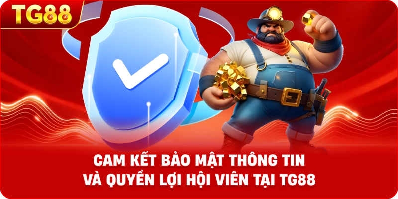 Cam kết bảo mật thông tin và quyền lợi hội viên tại TG88